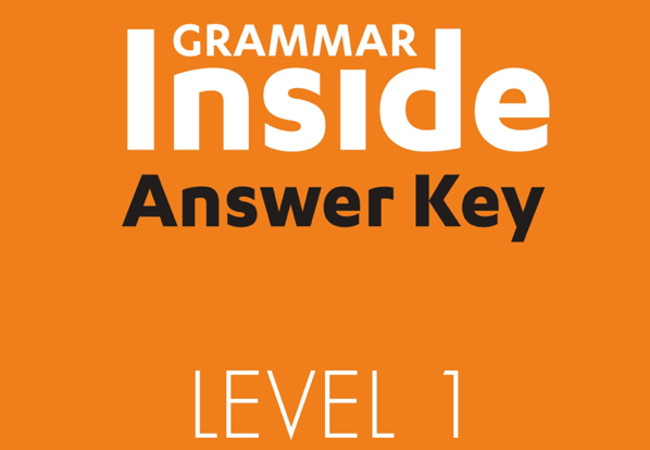 grammar inside level 1 답지